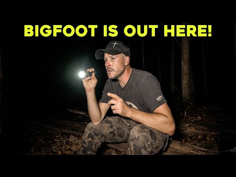 I Have Proof BIGFOOT EXISTS! SURROUNDED by Sasquatch while Camping ALONE in the HAUNTED WOODS