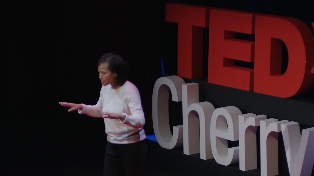 Maggie Kang on stage