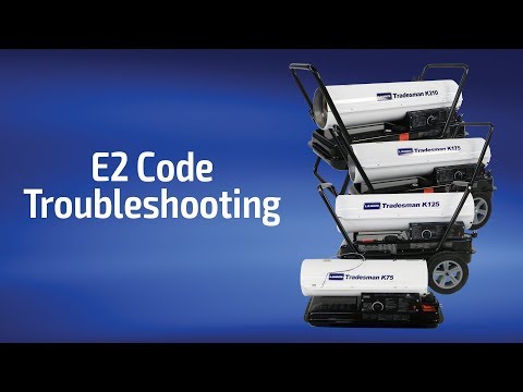 Tradesman K E2 Code Troubleshooting