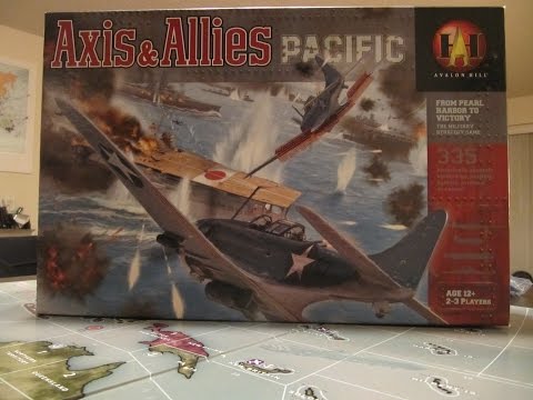 Axis & Allies Pacific - December 7th 1941 game Set Up video