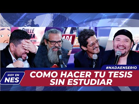 NADA EN SERIO FT GONCHO IGLESIAS Y JOB MANSILLA - T3 EP4 - COMO HACER TU TESIS SIN ESTUDIAR
