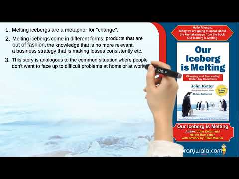 Key takeaways from the book - Our Iceberg is Melting by John Kotter and Holger Rathgeber.