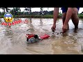 Over Head Miniatur Big Traktor P4ksa Nilem Lawan Arus Air