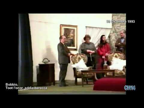 3496 Bobbio, Presentazione Compagnia de la Commedia Toot l'onor addio baracca, Dicembre 1993