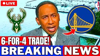🚨MASSIVE WARRIORS-BUCKS TRADE SENDS 4 PLAYERS TO SAN FRANCISCO! WARRIORS NEWS