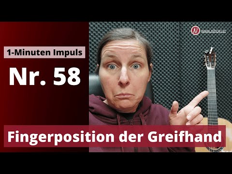 Position der linken Hand beim Gitarre spielen [1-Minuten Impuls - 58]