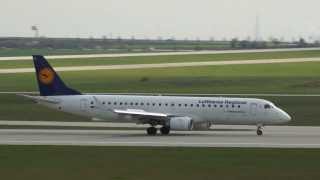 preview picture of video 'Embraer 190 - landing and take-off'