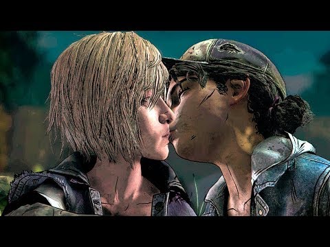 Violet and Clementine Kiss Scene (The Walking Dead: The Final Season Episode 2)