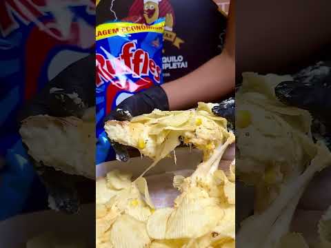 Pizza de Batata Chips 🍕💛 #patospizzas