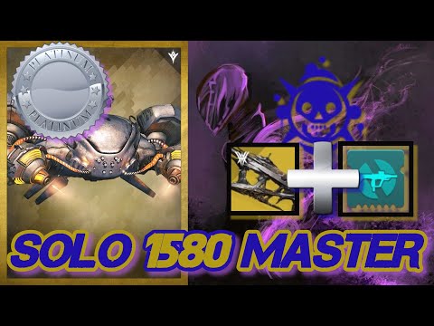 EASILY SOLO 1580 MASTER Nightfall: Fallen S.A.B.E.R (PLATINUM) Solo 100K PINNACLE - Warlock
