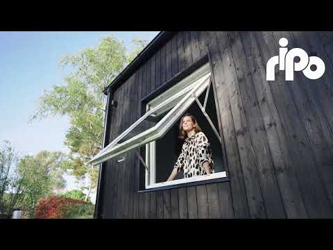 Roller insect net for outward opening windows