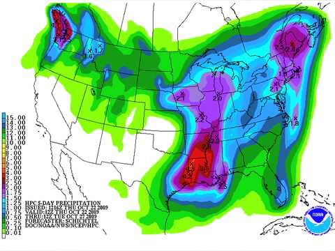 October 22 Weather Xtreme Video - Afternoon Edition
