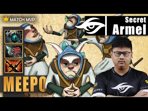 Meepo Mid | Secret.Armel | HIS CORE MEEPO TORTURED EVERYONE IN THE GAME | 7.33e Gameplay Highlights