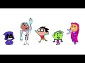 Teen Titans Go Intro Dance Party Mash Up Seasons 1 4 HD