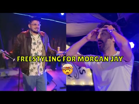 Freestyling for Morgan Jay out of the Crowd - Frak