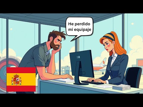 7 Authentic Spanish Airport Conversations for Beginners (A1-A2 Listening Practice)