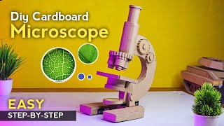DIY Cardboard Microscope: Easy Step-by-Step Guide for Kids & Beginners | #cardboardcraft #craft