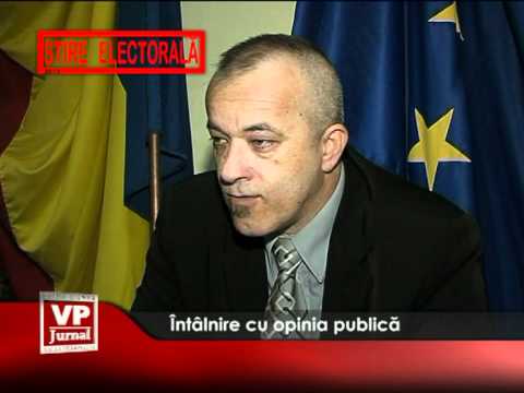 Întâlnire cu opinia publică