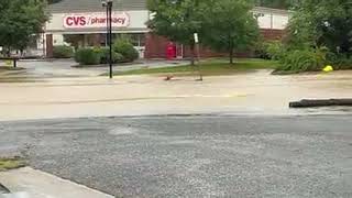 Street turns into river from flash flooding in Middlesex County