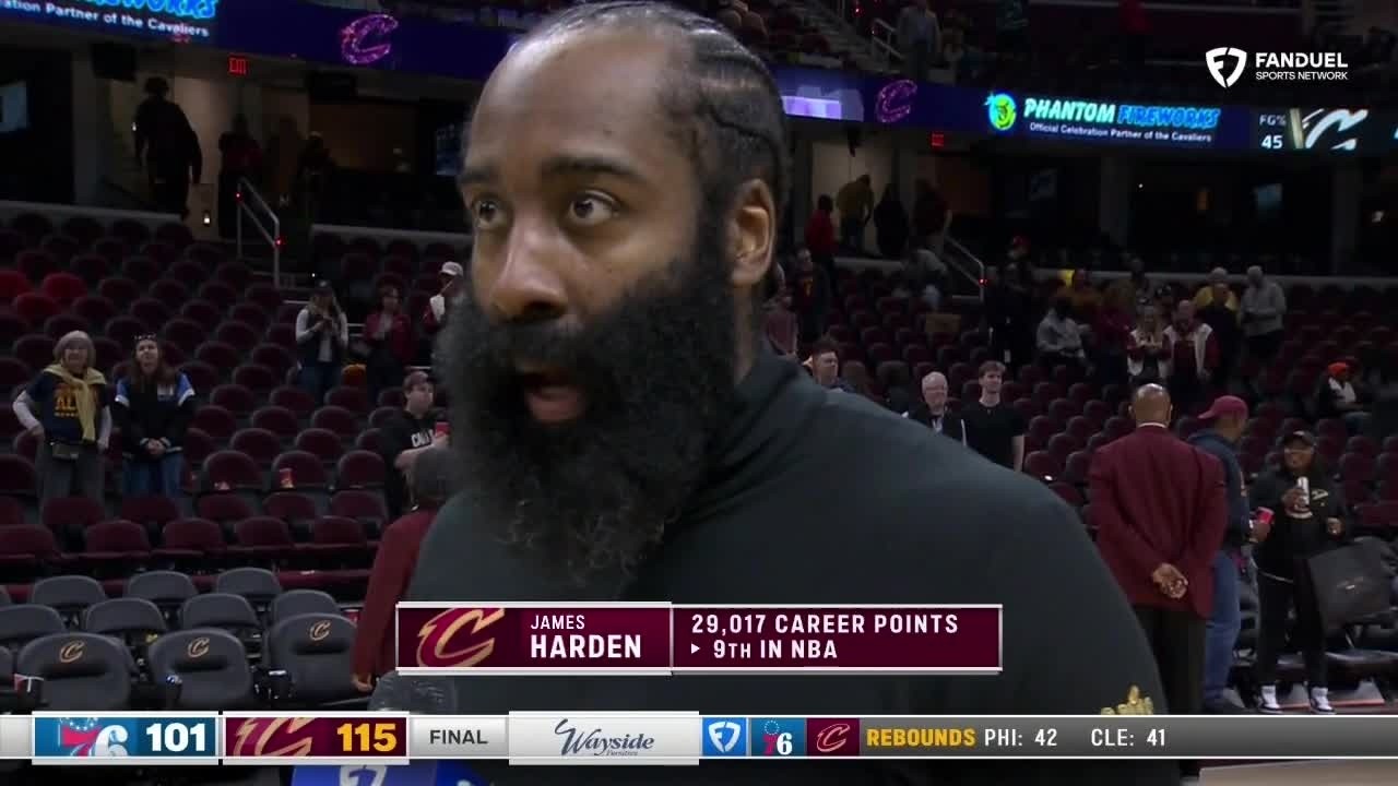 'It's a testament of the work I put in' - James Harden reacts to reaching 29K points 👏 | NBA on ESPN