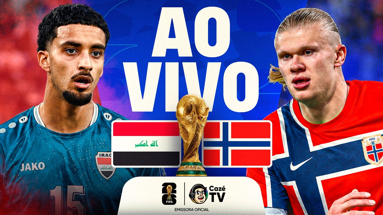 AO VIVO: PRÉ-JOGO DE IRAQUE X NORUEGA | COPA DO MUNDO FIFA™ 2026 | 1ª RODADA | FASE DE GRUPOS