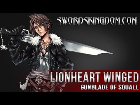 Real life Lionheart Winged Gunblade Sword from Final Fantasy Viii