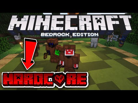 Myz Best Stuff -  How to Play Hardcore on Minecraft Bedrock edition!  Play/Xbox/Switch/Mobile!  Easily!