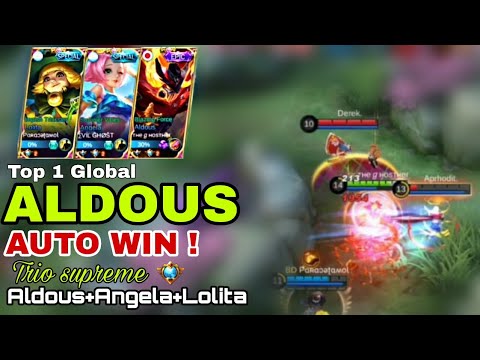AutoWin SUPREME! Aldous brutal punch!! - Top 1 Global ALDOUS gameplay by тнeℊнoѕтнer - MLBB