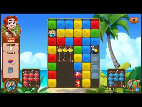 Lost Island Blast Adventure Level 1332 - NO BOOSTERS 🏝️ | SKILLGAMING ✔️