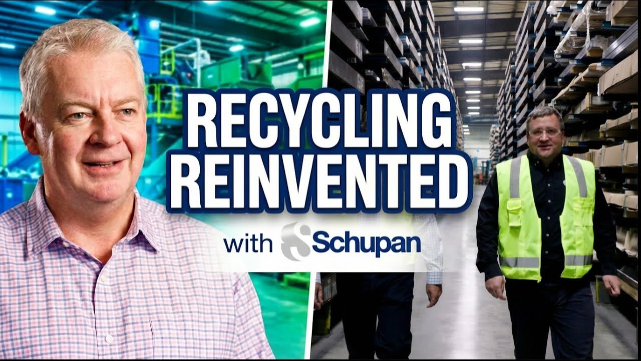 How Schupan Is Transforming Recycling & Sustainable Materials | Now We Know! with Steve Guttenberg