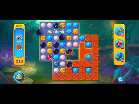 Fishdom level 12233 no boosters フィッシュダム ノーマル