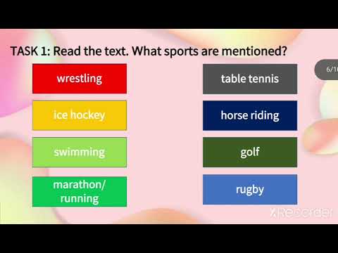 Year 5 CEFR Unit 6: Olympics Then and Now by Teacher Kavitha from SK Batu Unjur.