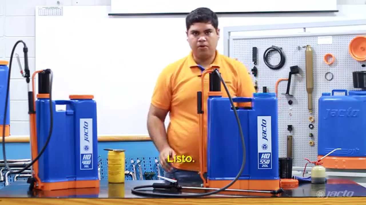 Jacto HD - Cómo hacer el mantenimiento de su pulverizador mochila