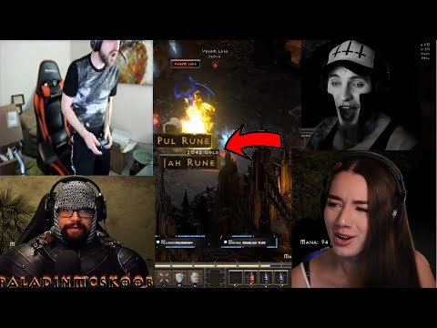 D2R CLIPS #8 - HC deaths, unbelievable HIGH RUNE luck, You WON'T BELIEVE what NORMAL MEPH dropped!