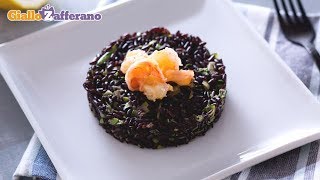 RISO VENERE CON GAMBERI E ZUCCHINE: ricetta facile!