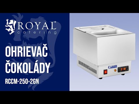 Video - Ohrievač čokolády - 2 GN 1/4 nádoby