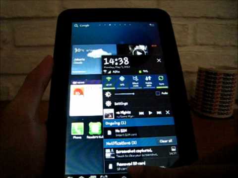 Antar Muka Galaxy Tab 2 7.0