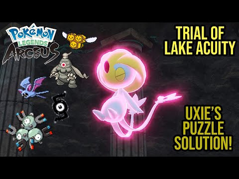 Uxie Trial Puzzle Solution! Pokemon Legends Arceus Guide - How Many Eyes Does Combee + Others Have?