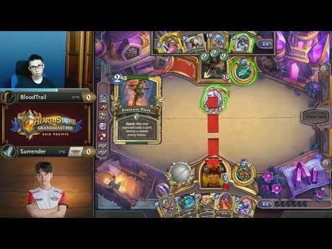 BloodTrail vs Surrender - Hearthstone Grandmasters Asia-Pacific S2 2019 - Week 7