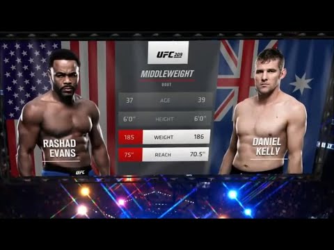 Rashad Evans vs Daniel Kelly full fight