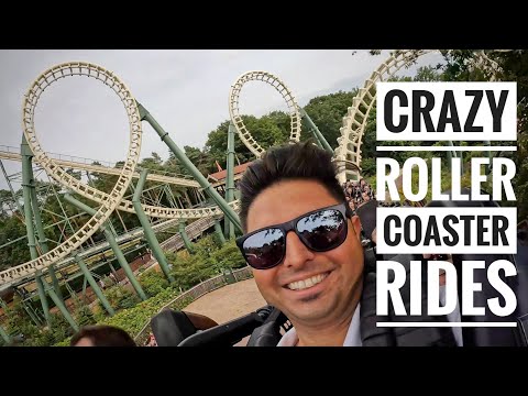 Crazy Roller Coasters of Efteling - The Netherlands 🇳🇱 (4K)