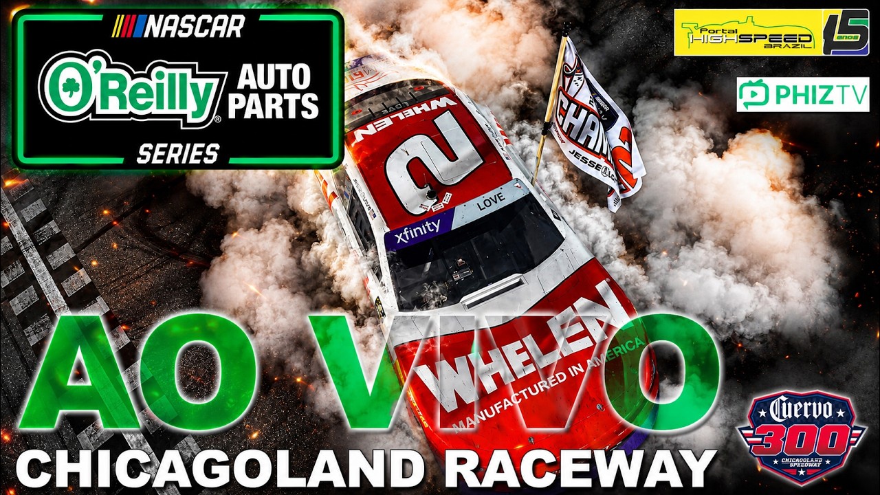 🔴 NASCAR O'Reilly Auto Parts Series | Cuervo 300 | Chicagoland Speedway