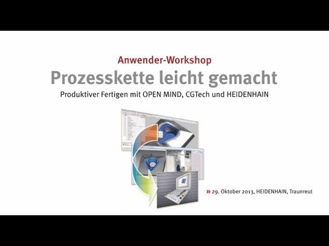 Produktiver Fertigen mit OPEN MIND, CGTech und HEIDENHAIN