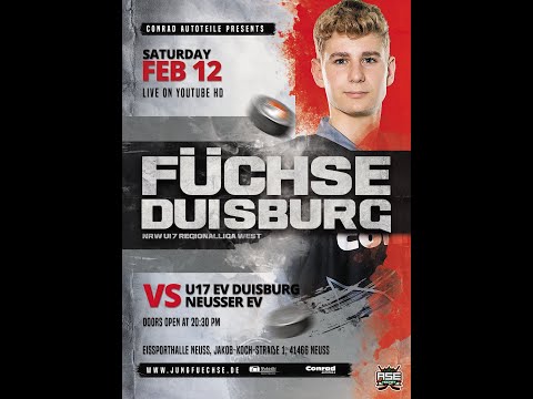 EVD U17 beim Neusser EV - 20:30 Uhr - 12.02.22