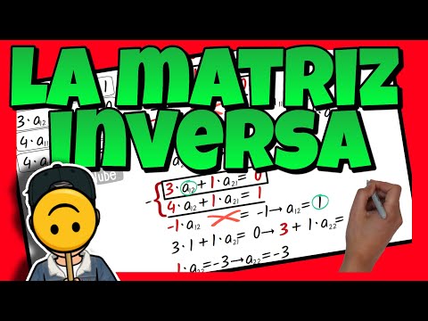 🔴 Cómo CALCULAR la MATRIZ INVERSA