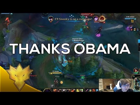 Sneaky & CoreJJ - Thanks Obama - NA Duo Queue Funny Moments & Highlights