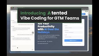 Tented Overview - Create Email, Landing Pages & Forms With AI