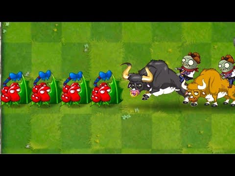 Plants vs Zombies 2 Holly Barrier Showcase vs Hard Zombies PVZ 2