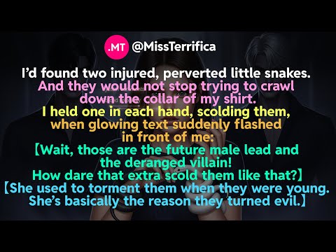 I’d found two injured, perverted little snakes...