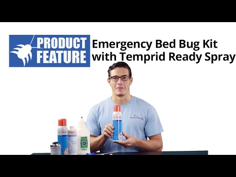  Emergency Bed Bug Kit with Temprid (Bayer) Ready Spray Video 